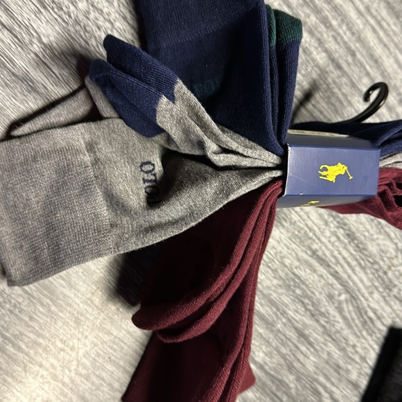Ralph Lauren dress socks 2 sets of 3 different colors. 2024 style - Picture 2 of 5